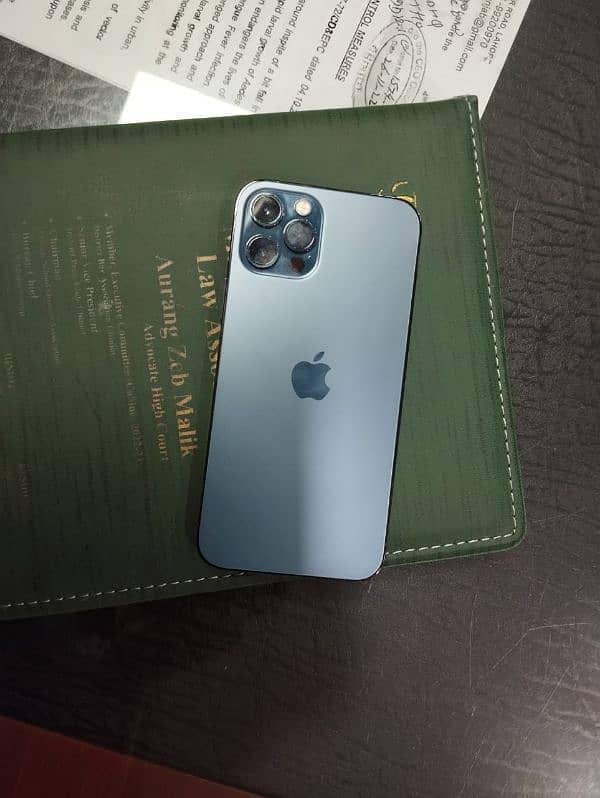 Apple iphone 12 pro 256gb PTA approved BLUE 0