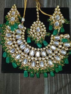 indian kundan jewelry set for Wedding