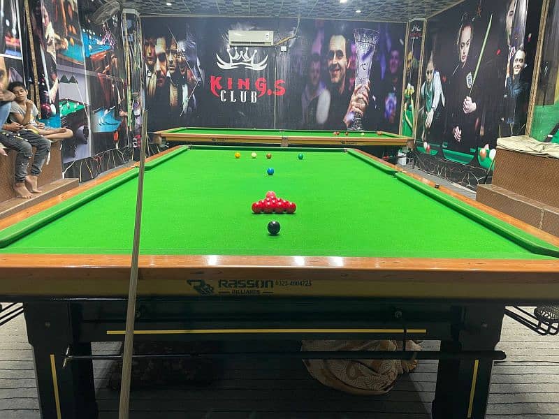 2 snooker table Rasson swad steel cushion for sale in new condition 4