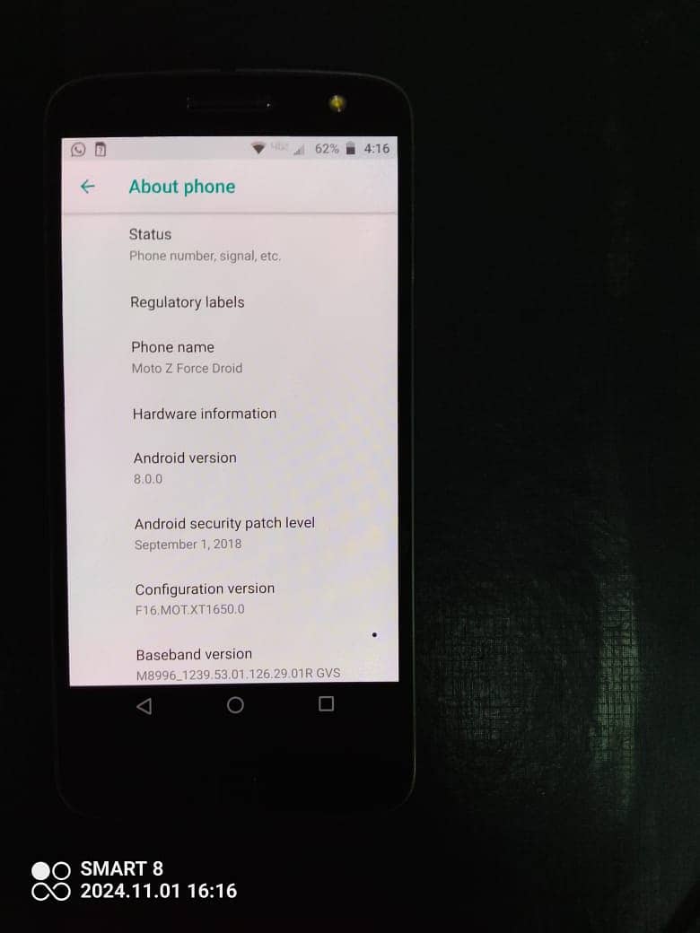 Moto Z Force 4GB/32GB non pta hai but sim chal rahi hai 1