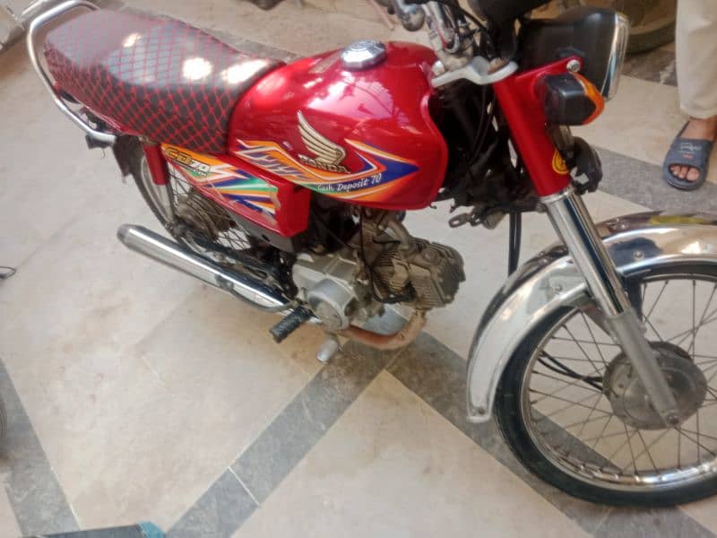 honda cd70 look like zero meter 0