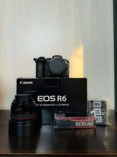 Canon R6 with box & Accessories