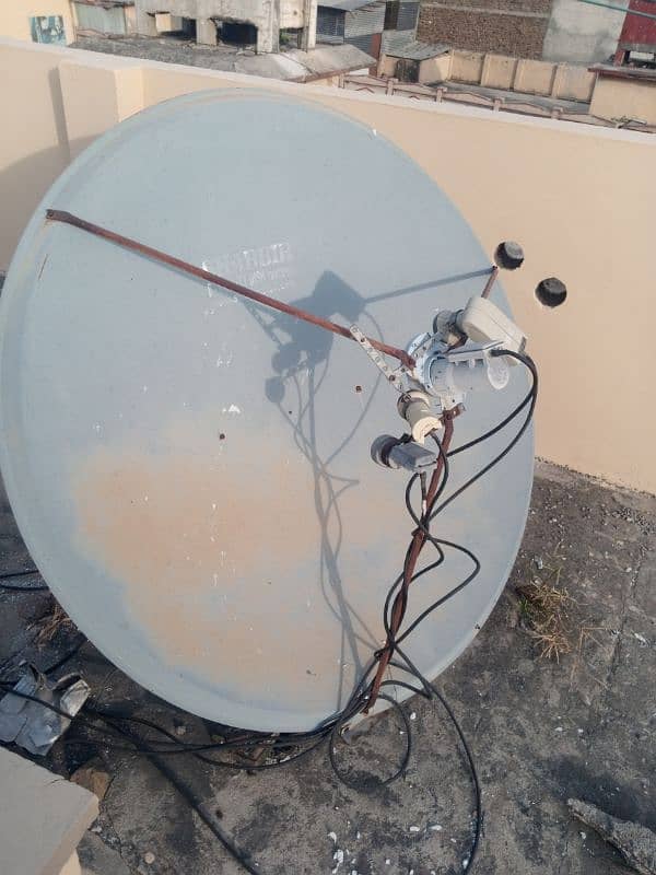 4 feet Shabbir dish +receiver 0