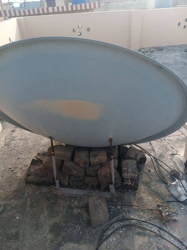 4 feet Shabbir dish +receiver 1