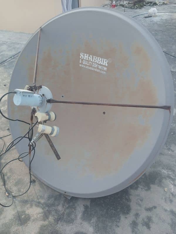 4 feet Shabbir dish +receiver 2