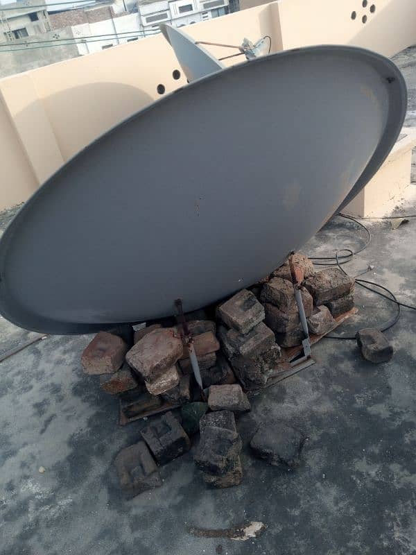 4 feet Shabbir dish +receiver 3