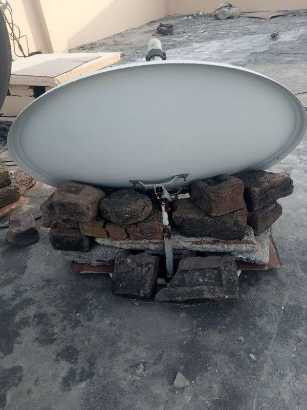 4 feet Shabbir dish +receiver 5