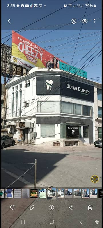 16 MARLA COMMERCIAL BUILDING FOR SALE IN JOHAR TOWN ,R1 Block IDEAL LOCATION 1