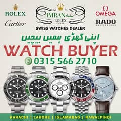 USED WATCHES BUYER / Rolex Cartier Omega Hublot Chopard Rado Tag Heuer