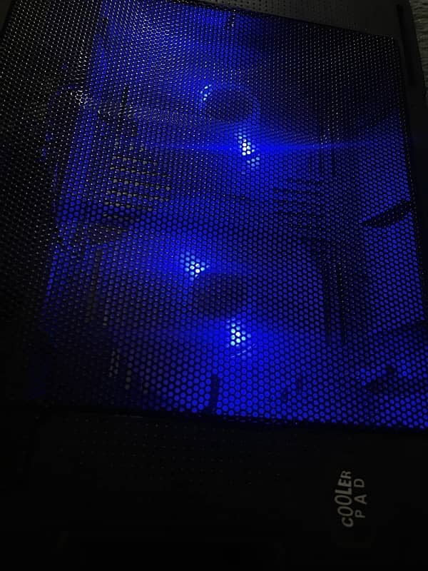 Laptop cooler with RGB lights 1