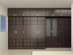 wall cupboard, upper cabinets style wardrobe, full wall armories