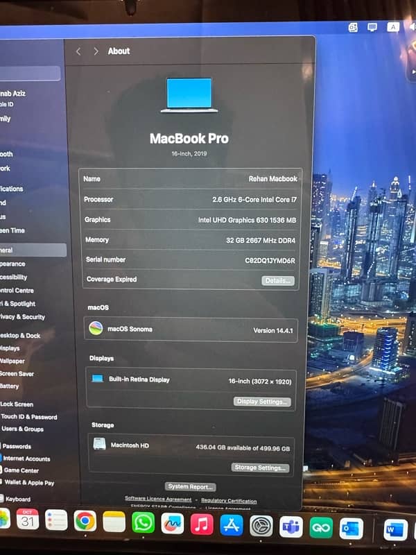 Macbook Pro 2019 16” (32GB RAM) 6