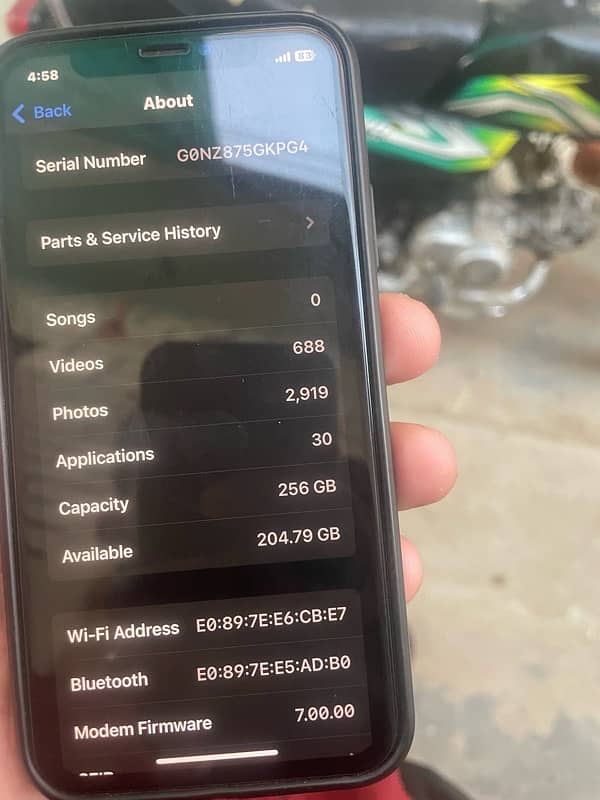 iphone XS sim working 256gb 5