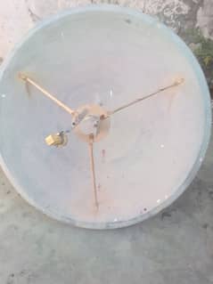 4 feet dish with HD and 2 lnbs for sale