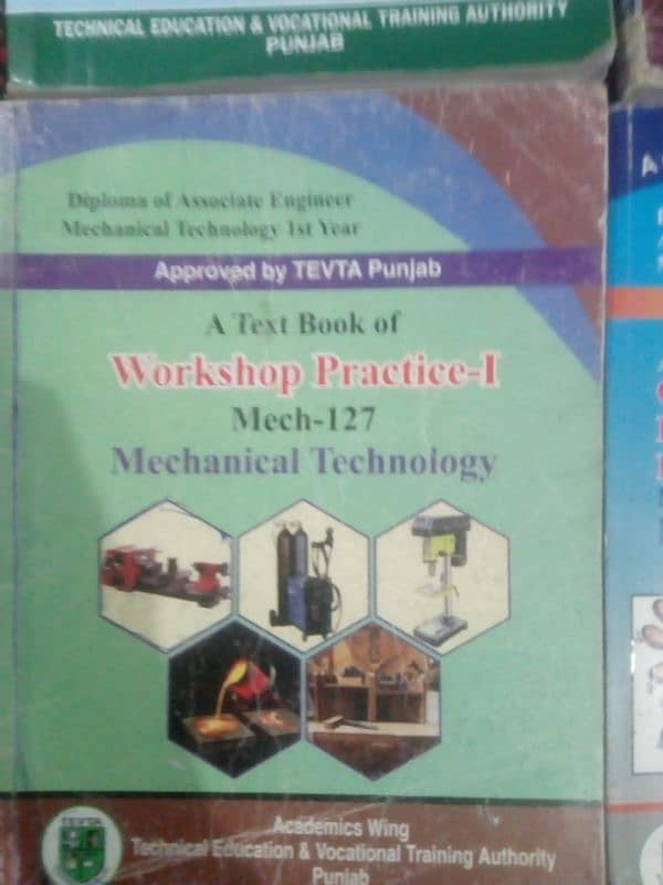 1st Year D. A. E Mechanical Technical (TEVTA) Course Set 2024 3