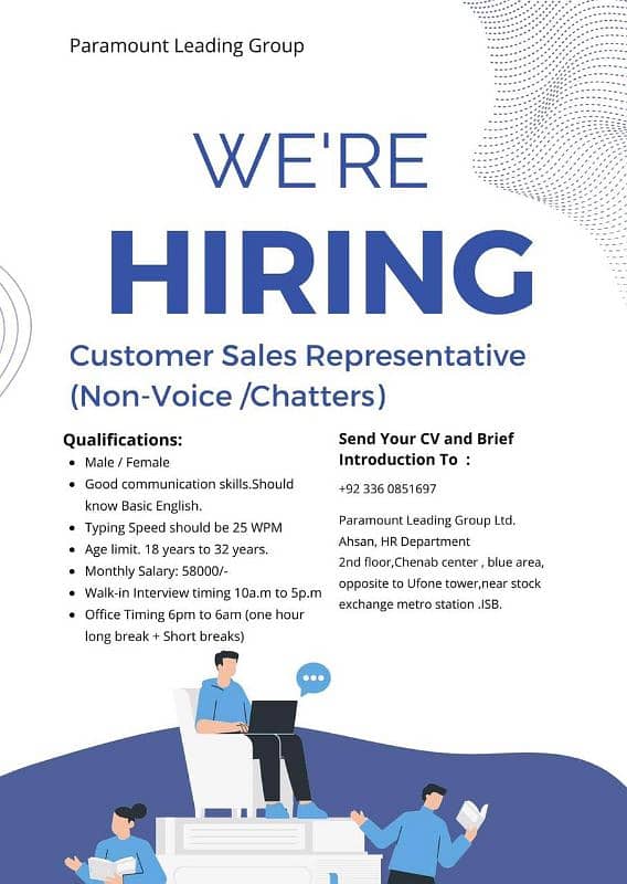 We Are Hiring CSRs and HR Recruiters!!!! 1