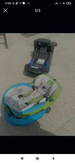 Baby car seat plus carrier 2 in 1