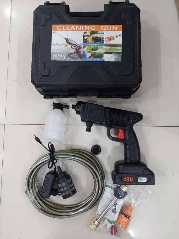 Automatic Cordless Wireless Car Wash Spray Gun High Pressure Kit 1