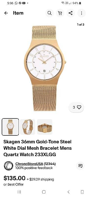 skagen watch 1