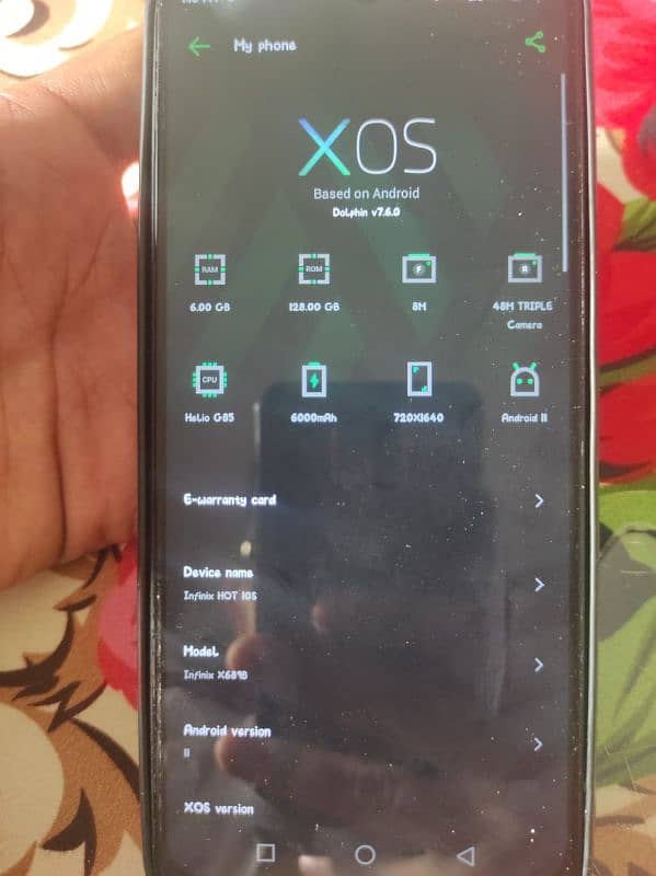 infinix 6/128 03/03/5017/168 only Whatsapp 2