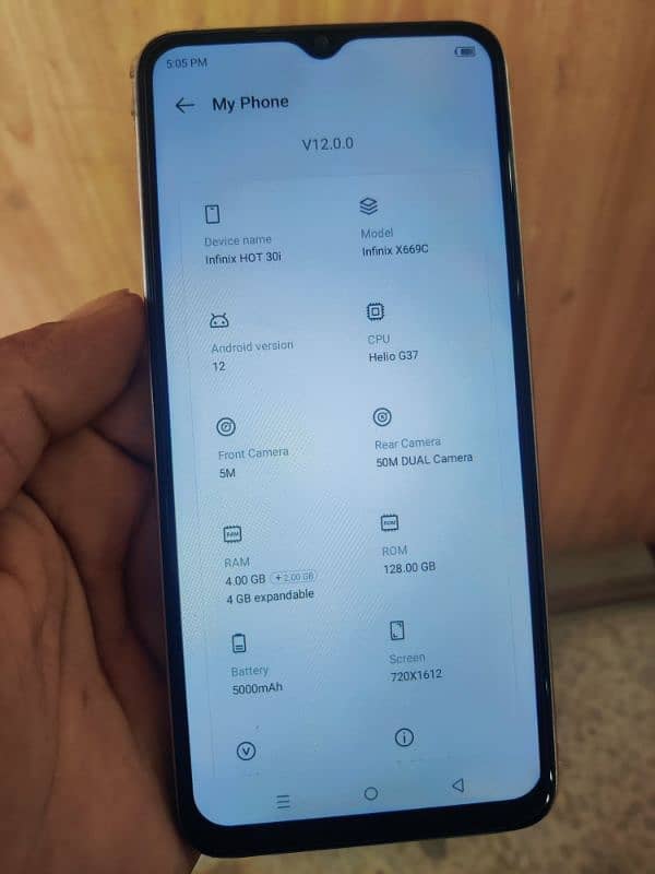 infinix hot 30i 8GB Ram 128GB Memory 2 month wranty baqi Hy 9