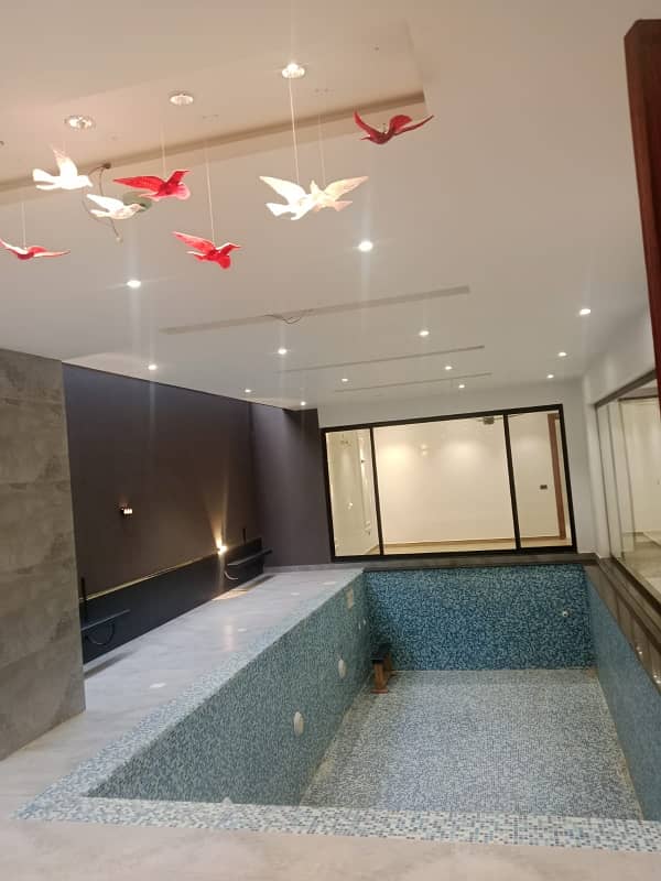 1 Kanal Sami Furnished Modern Design House With Full Basement + Swimming Pool In DHA Phase 7 X Block FOR SALE 2