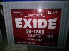 1-Year-Used Exide TR-1800 Heavy Duty Batteries – Great for Solar/UPS