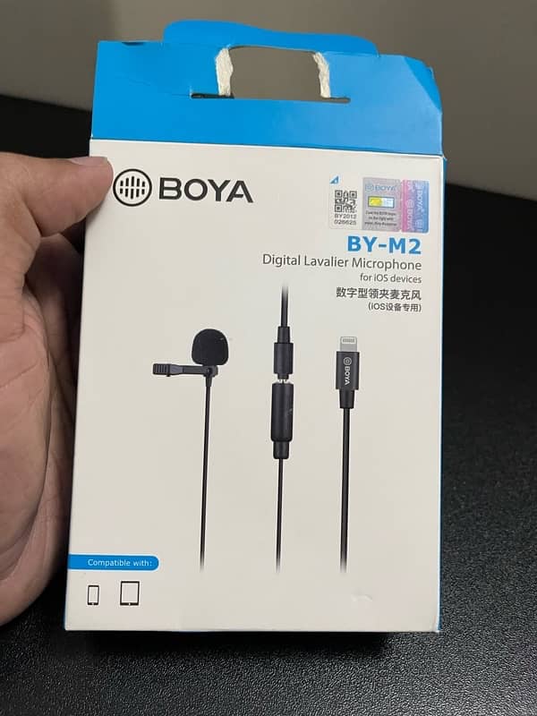 Boya Colar mic Iphone compatible 0