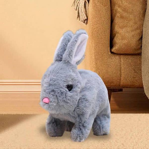 cute walking bunny with squeaky sounds 3