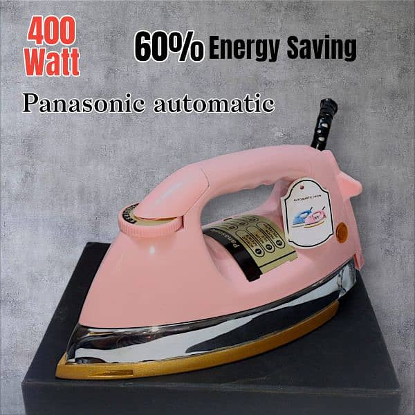 Panasonic 400 watt Iron (Pink) 0