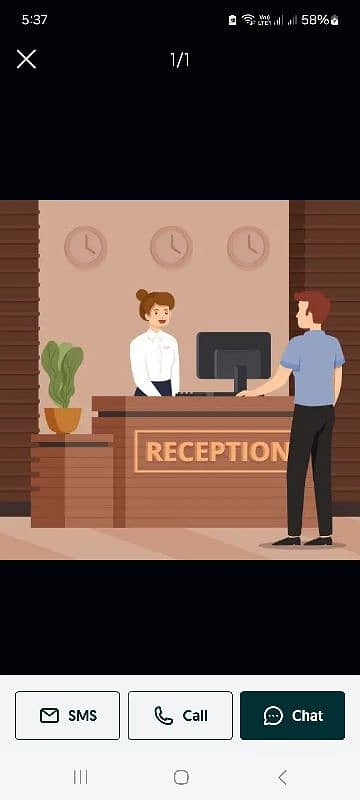 female receptionist 1