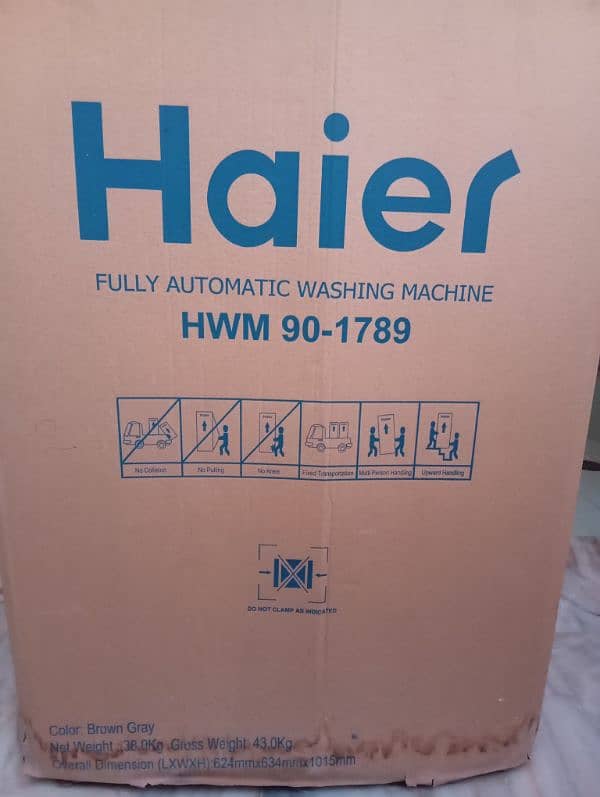 Haier automatic washing machine 0