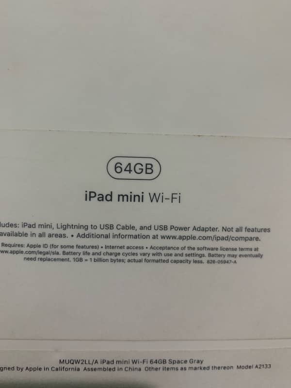 IPAD MINI 5 7