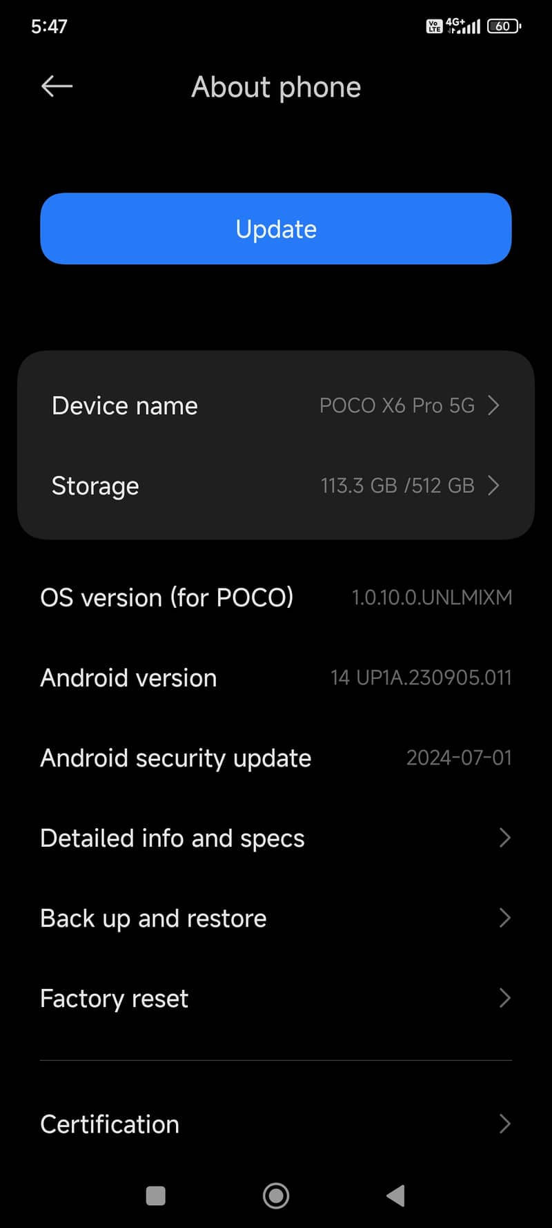 Poco x6 Pro 12/512 1