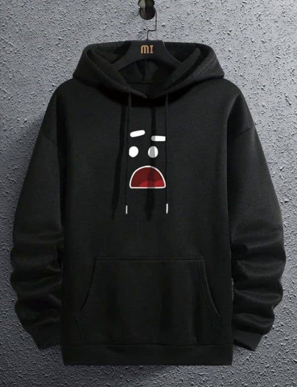 Men's Fleece Printed Hoodie 0