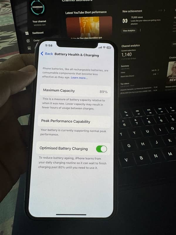 IPhone X pta approved 256 GB Face ID failed 3