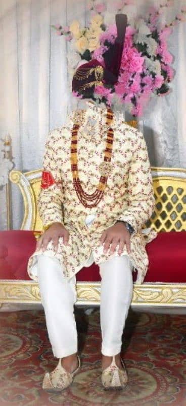 sherwani with khusha 0