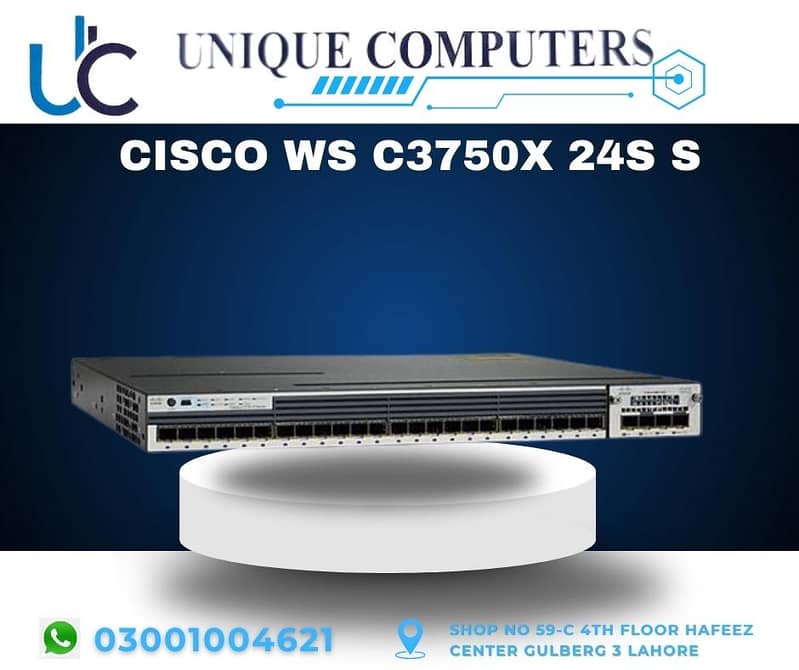 CISCO WS C3750X 24S S 0