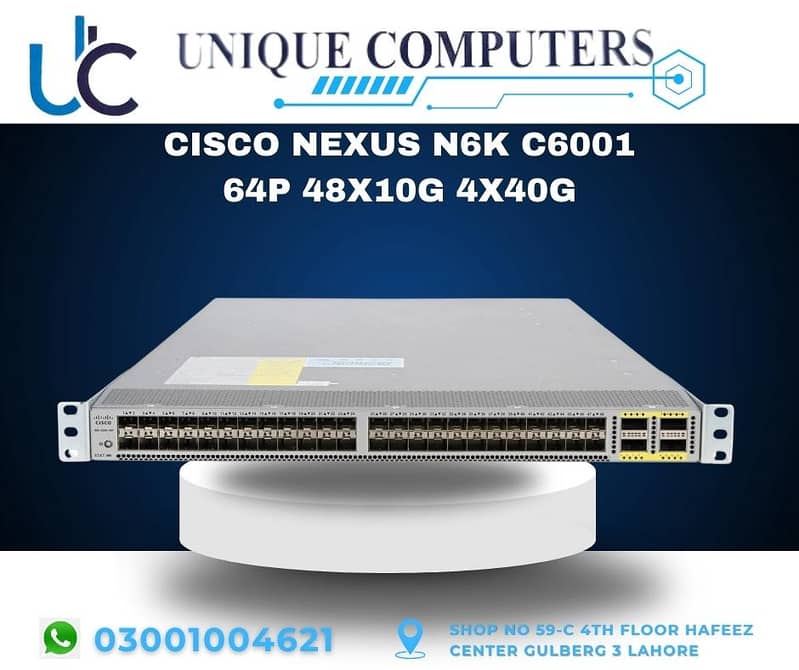 CISCO NEXUS N6K C6001 64P 48X10G 4X40G 0