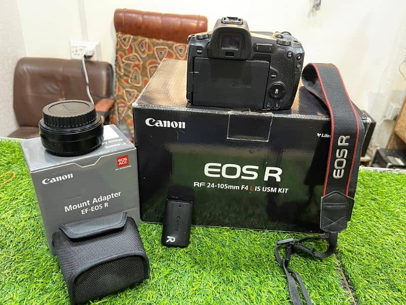 Canon Eos R body only with original mount 11