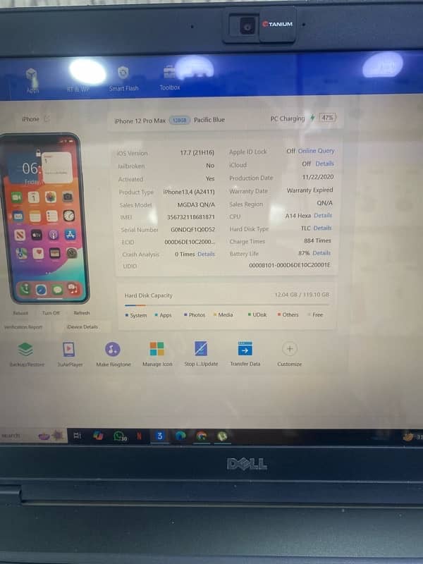 iphone 12 pro max 128gb pta approve blue 1