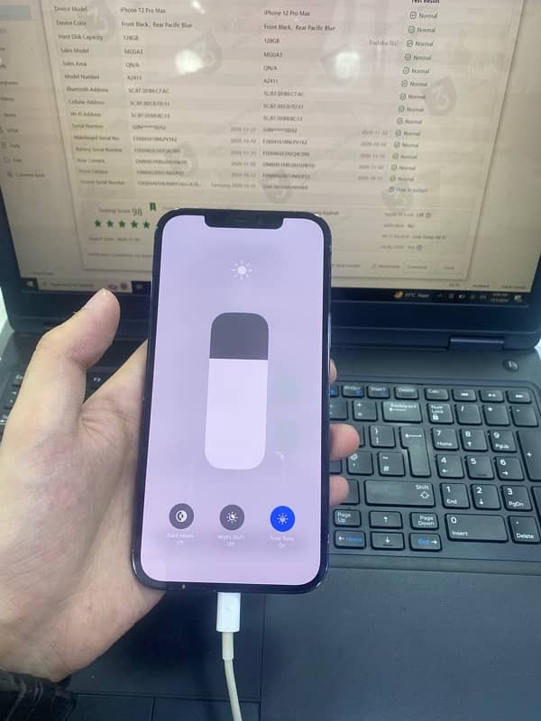 iphone 12 pro max 128gb pta approve blue 4