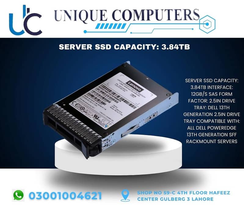 SERVER SSD CAPACITY: 3.84TB 0