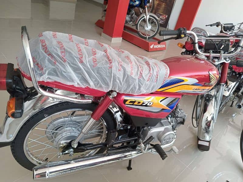 New Honda CD 70cc Unregistered - Zero Meter 4