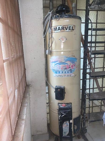 4 Season used Gas Electric geyser 1