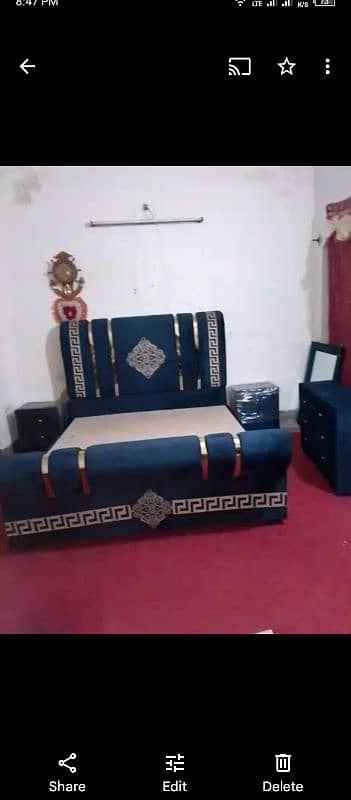 king bed full new condition 3