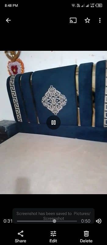 king bed full new condition 5