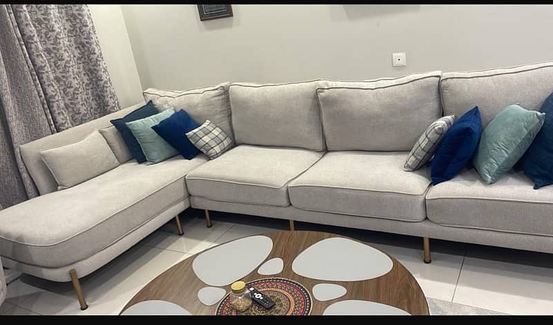 L SHAPED SOFA SET 1