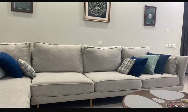 L SHAPED SOFA SET 2