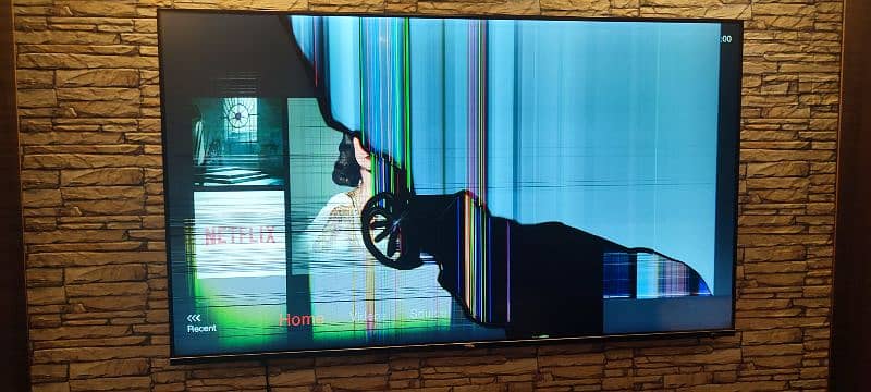 TCL 4k UHD 55 inch Damaged Panel TV for sale 6